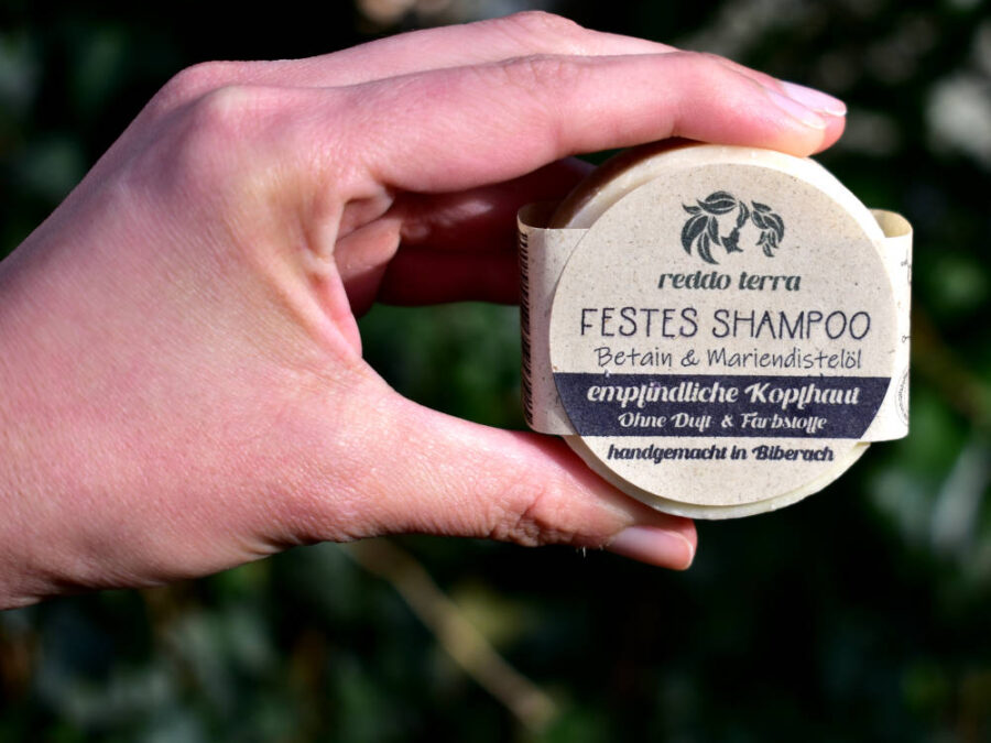 Festes Shampoo Empfindliche Kopfhaut ohne duftstoffe , ohne parabene und ohne sulfate