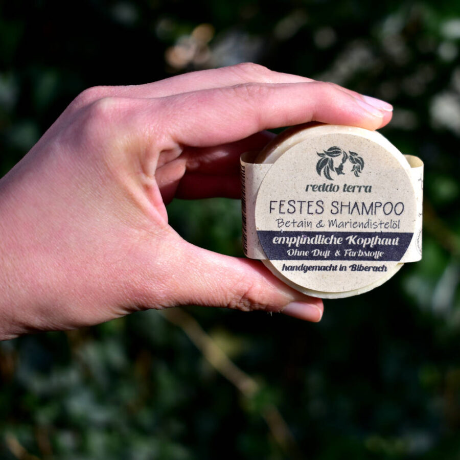 Festes Shampoo Empfindliche Kopfhaut ohne duftstoffe , ohne parabene und ohne sulfate