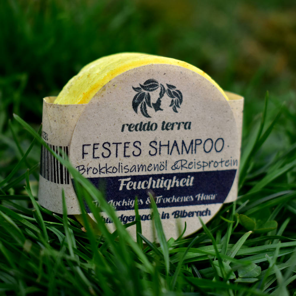 Festes Shampoo Feuchtigkeit für lockiges und trockenes haar mit brokkolisamenöl