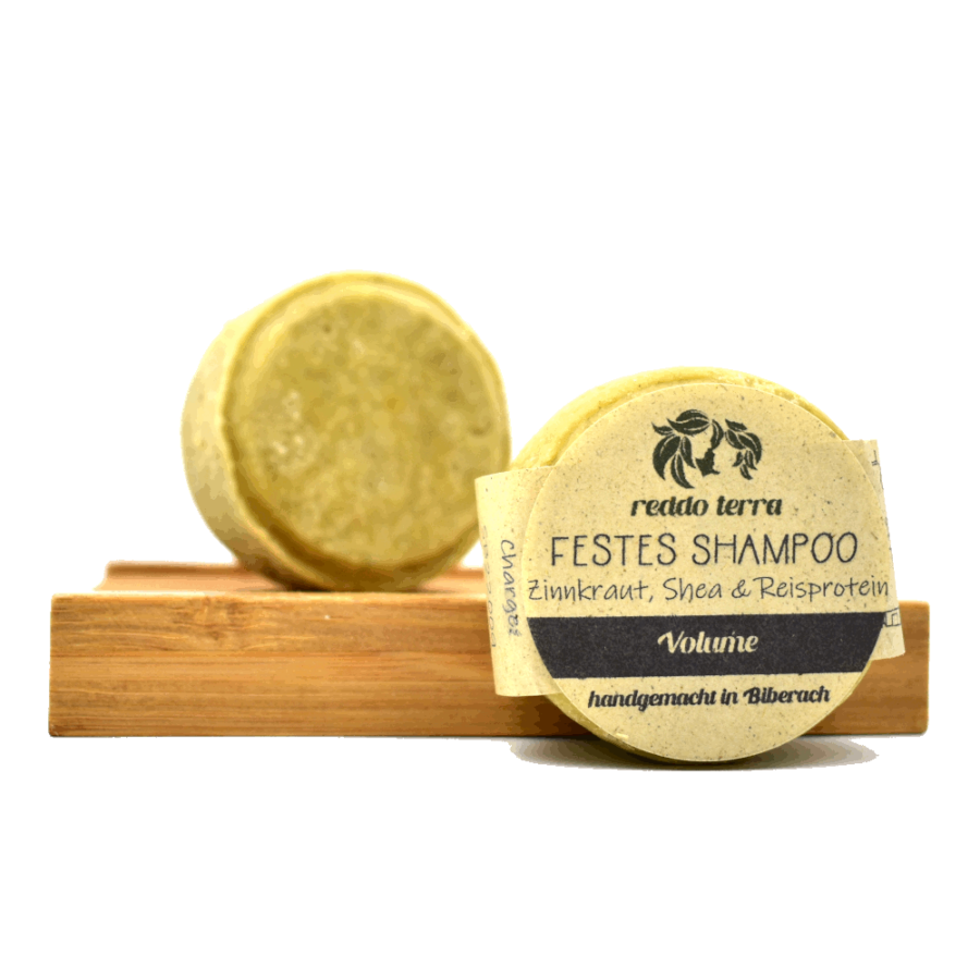 shampoo bar volume with sheabutter and horsetail extract and rosemary essential oil