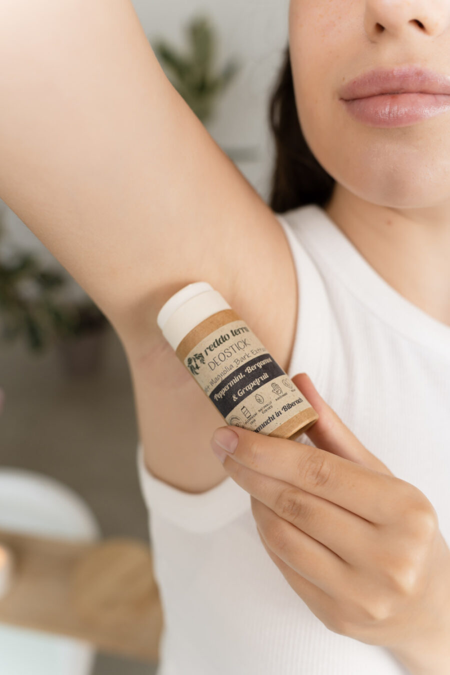 Lavendel, Eukalyptus & Mandarine Deostick mit Magnesium - Naturkosmetik – Bild 5