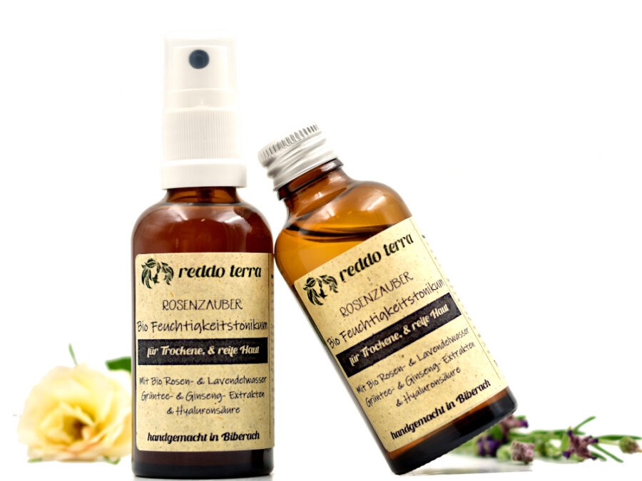 Rosenzauber – Feuchtigkeits- & Antioxidantien-Serum - Bio Gesichtspflege