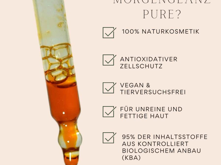 Morgenglanz Gesichtsöl – Antioxidativer Schutz mit Astaxanthin, Himbeersamenöl, Vitamin C Palmitate & Jojobaöl für strahlende Haut. Vorteile.