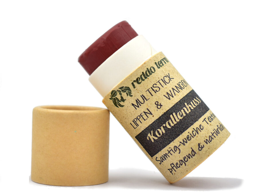 Lippenpflege Stick ohne Titandioxid – Korallenkuss