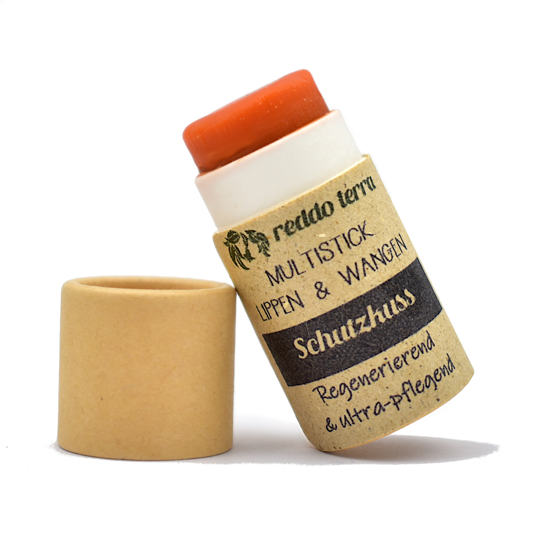 Lippenpflege Balm ohne Farbpigmente mit Astaxanthin-Glow – Schutzkuss