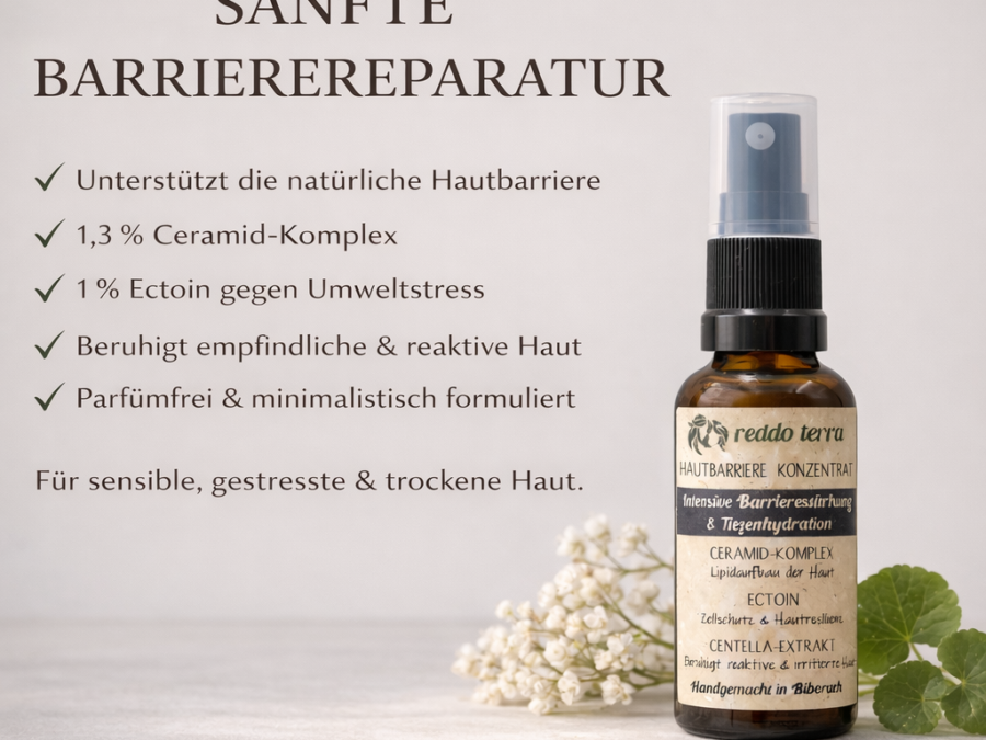 Hautbarriere Serum mit Ceramiden und Ectoin zur Stärkung empfindlicher Haut